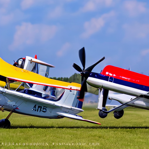 067_Two small planes sitting near each other on a run way..png